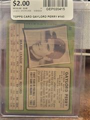1971 Topps Baseball #140 Gaylord Perry